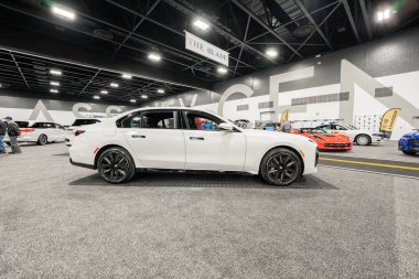 2023 Toledo Otomobil Fuarı 3 Şubat 2023 'te Toledo, Ohio' daki Glass City Center 'da.