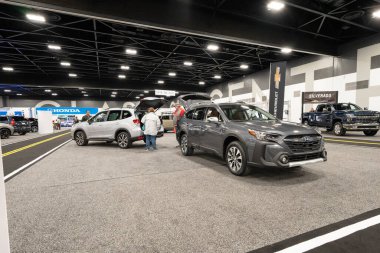 2023 Toledo Otomobil Fuarı 3 Şubat 2023 'te Toledo, Ohio' daki Glass City Center 'da.