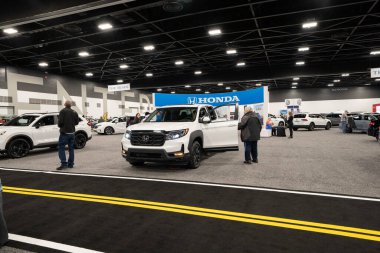 2023 Toledo Otomobil Fuarı 3 Şubat 2023 'te Toledo, Ohio' daki Glass City Center 'da.