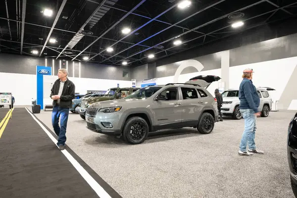 2023 Toledo Otomobil Fuarı 3 Şubat 2023 'te Toledo, Ohio' daki Glass City Center 'da.