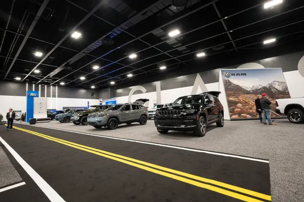 2023 Toledo Otomobil Fuarı 3 Şubat 2023 'te Toledo, Ohio' daki Glass City Center 'da.