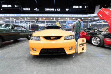 8th Annual Chrome and Ice Winter Indoor Autoshow at the Dort Financial Center in Flint, Michigan on 2-10-2-23