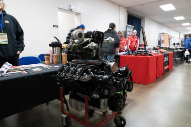 8th Annual Chrome and Ice Winter Indoor Autoshow at the Dort Financial Center in Flint, Michigan on 2-10-2-23