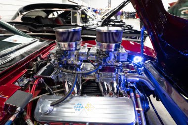 8th Annual Chrome and Ice Winter Indoor Autoshow at the Dort Financial Center in Flint, Michigan on 2-10-2-23