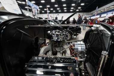 8th Annual Chrome and Ice Winter Indoor Autoshow at the Dort Financial Center in Flint, Michigan on 2-10-2-23