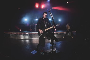 Theory of a Deaman and Skillet perform with special guest Saint Asonia at the Fillmore Detroit on February 22, 2023 in Detroit, Michigan