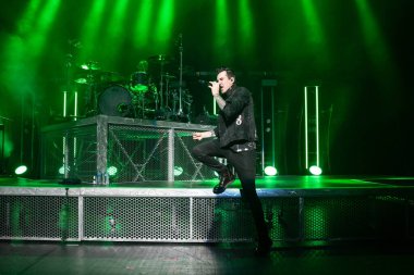 Detroit, Michigan -USA- February 22, 2023: Theory of a Deadman a