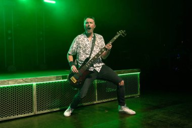 Detroit, Michigan -USA- February 22, 2023: Theory of a Deadman a