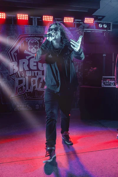 Rapper Red Performs Astronomicon Burton Manor March 2023 — 스톡 사진
