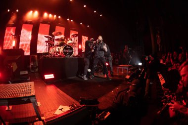 Skillet 22 Şubat 2023 'te Detroit, Michigan Fillmore' da bir Deadman 'ın Konuğu olarak canlı performans sergiliyor.