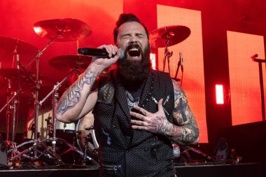 Skillet 22 Şubat 2023 'te Detroit, Michigan Fillmore' da bir Deadman 'ın Konuğu olarak canlı performans sergiliyor.