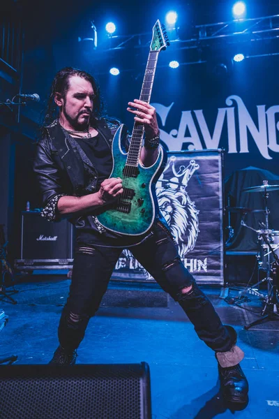 stock image The Lion Within performs as special guest of Saving Abel at District 142 in Wyandotte, Michigan on 7-05-23