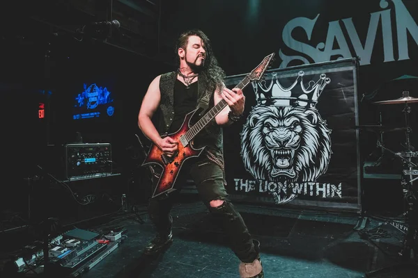 stock image The Lion Within performs as special guest of Saving Abel at District 142 in Wyandotte, Michigan on 7-05-23