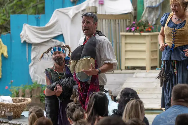 stock image Michigan Renaissance Festival in Holly, Michigan on September 2nd, 2023