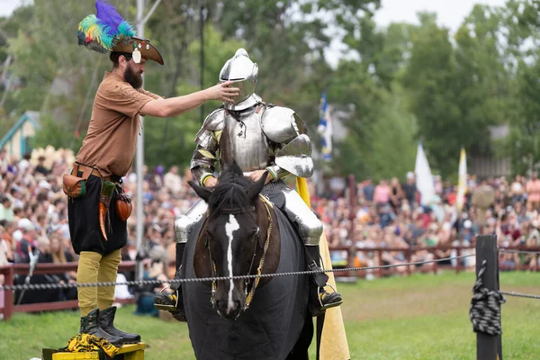 stock image Michigan Renaissance Festival in Holly, Michigan on September 2nd, 2023