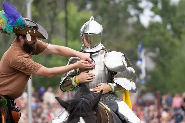 stock image Michigan Renaissance Festival in Holly, Michigan on September 2nd, 2023