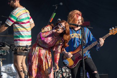 Grup aşkı 8-16-2023 tarihlerinde Detroit, Michigan 'daki P-NK için Comerica Park' ta özel konuk olarak sahne aldı.