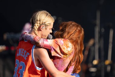 Grup aşkı 8-16-2023 tarihlerinde Detroit, Michigan 'daki P-NK için Comerica Park' ta özel konuk olarak sahne aldı.