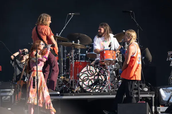 Grup aşkı 8-16-2023 tarihlerinde Detroit, Michigan 'daki P-NK için Comerica Park' ta özel konuk olarak sahne aldı.