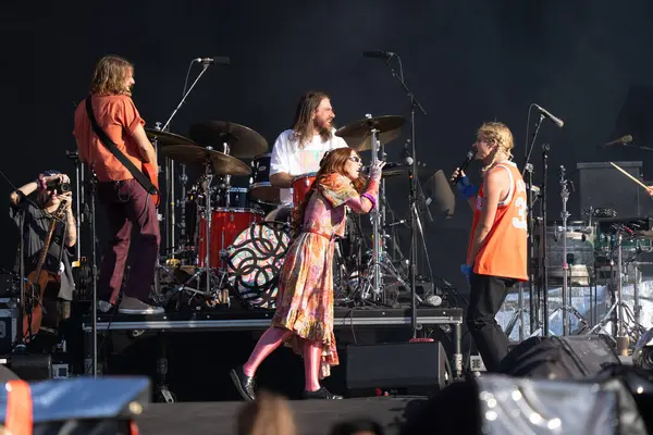 Grup aşkı 8-16-2023 tarihlerinde Detroit, Michigan 'daki P-NK için Comerica Park' ta özel konuk olarak sahne aldı.