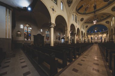 23 Şubat 2024 'te Detroit, Michigan' daki Aziz Hyacinth Katolik Kilisesi