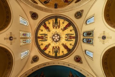 23 Şubat 2024 'te Detroit, Michigan' daki Aziz Hyacinth Katolik Kilisesi