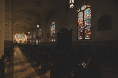 23 Şubat 2024 'te Detroit, Michigan' daki Aziz Hyacinth Katolik Kilisesi