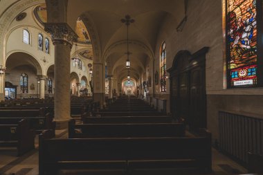 23 Şubat 2024 'te Detroit, Michigan' daki Aziz Hyacinth Katolik Kilisesi