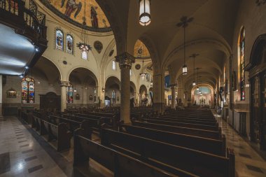 23 Şubat 2024 'te Detroit, Michigan' daki Aziz Hyacinth Katolik Kilisesi