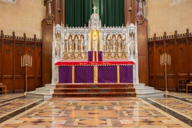 26 Şubat 2024 'te Detroit, Michigan' daki Grotto Katolik Kilisesi