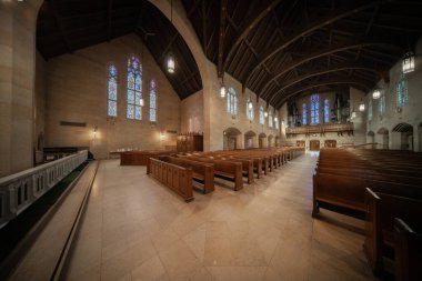 26 Şubat 2024 'te Detroit, Michigan' daki Grotto Katolik Kilisesi