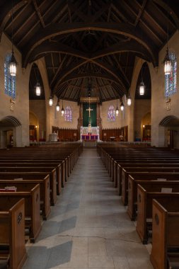 26 Şubat 2024 'te Detroit, Michigan' daki Grotto Katolik Kilisesi