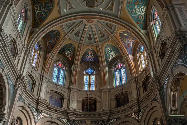Zabytkowa Katedra Najświętszej Marii Panny Detroit Michigan Lutego 2024 — Zdjęcie stockowe