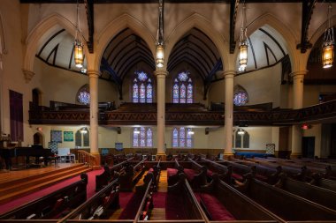 Detroit, Michigan Tarih Merkezi Metodist Kilisesi 5 Mart 2024