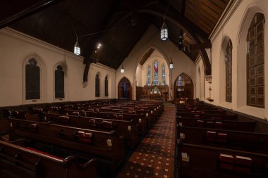 Tarihi St. John 's Episcopal Kilisesi Detroit, Michigan 5 Mart 2024