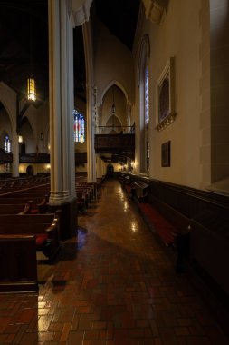 Tarihi St. John 's Episcopal Kilisesi Detroit, Michigan 5 Mart 2024