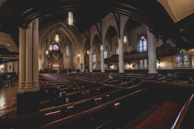 Tarihi St. John 's Episcopal Kilisesi Detroit, Michigan 5 Mart 2024