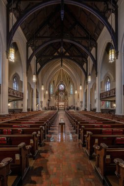 Tarihi St. John 's Episcopal Kilisesi Detroit, Michigan 5 Mart 2024