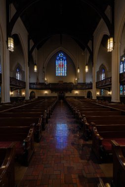 Tarihi St. John 's Episcopal Kilisesi Detroit, Michigan 5 Mart 2024