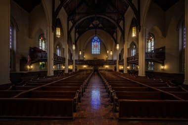 Tarihi St. John 's Episcopal Kilisesi Detroit, Michigan 5 Mart 2024