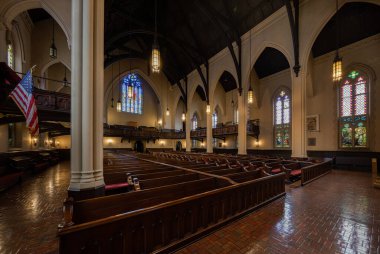 Tarihi St. John 's Episcopal Kilisesi Detroit, Michigan 5 Mart 2024