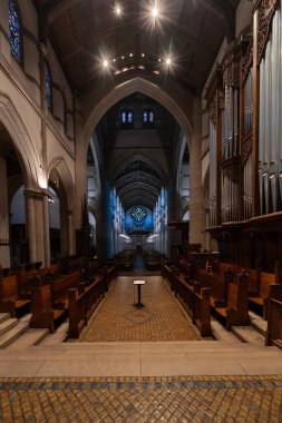 6 Mart 2024 'te Detroit, Michigan' daki St. Paul Katedrali Kilisesi