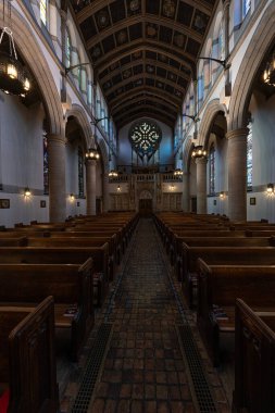 6 Mart 2024 'te Detroit, Michigan' daki St. Paul Katedrali Kilisesi