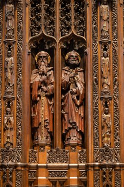 6 Mart 2024 'te Detroit, Michigan' daki St. Paul Katedrali Kilisesi