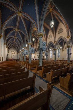 Detroit, Michigan 'ın En Kutsal Üçlemeci Kilisesi 15 Mart 2024