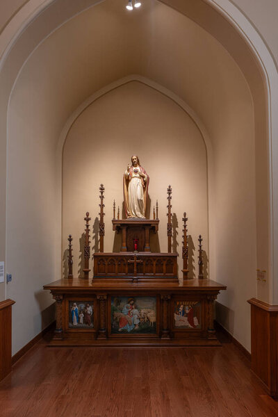 Historic St. Bonaventure Capuchin Monastery of Detroit, Michigan on March 20, 2024