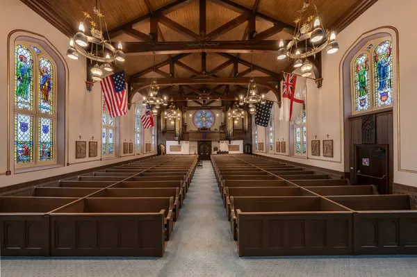 Historic Old Mariners Church Detroit Michigan March 2024 Stock Image