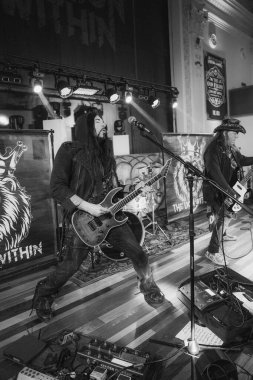 The Lion Within performs live at the Odd Fellows Conert Lounge in Detroit, Michigan -USA- March 30, 2024 clipart