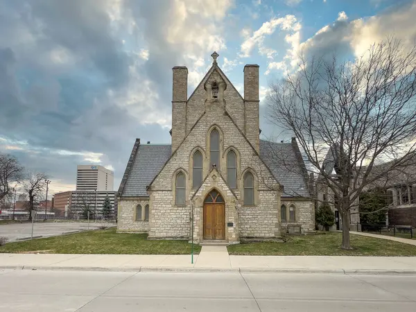Historic Christ Church Detroit Michigan April 2Nd 2024 Stock Photo