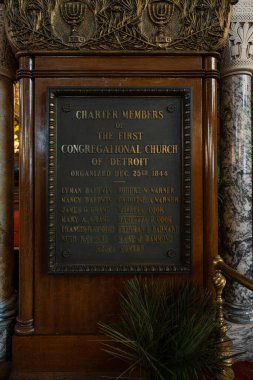 Detroit, Michigan Birinci Cemaati Tarihi Kilisesi 9 Nisan 2024